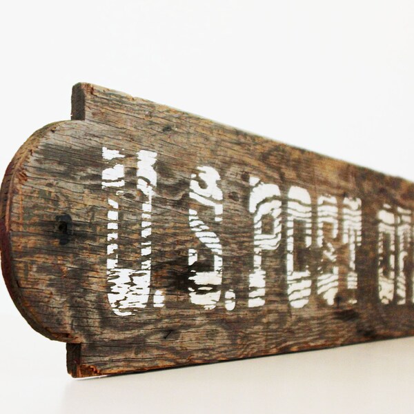 For Jon - U.S. Post Office - Antique Post Office Sign - Vintage Sign - Home Decor - Rustic - Mail - Neutral