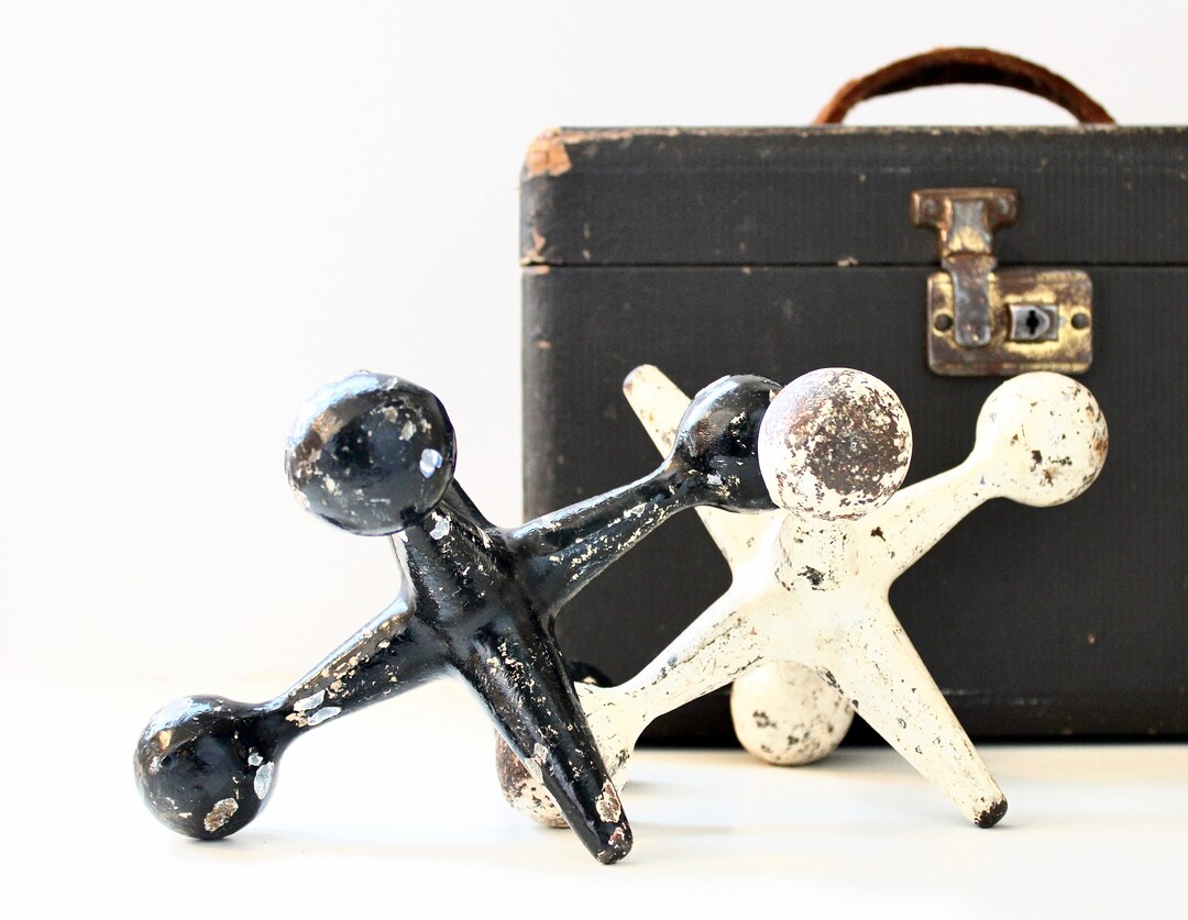Vintage Large Jacks Cast Iron Jacks Home Decor Vintage Etsy