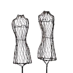 Vintage Wire Dress Form Vintage Doll Dress Form Vintage Dress Form Vintage Sewing Vintage Home Decor Vintage Wire Stand image 2