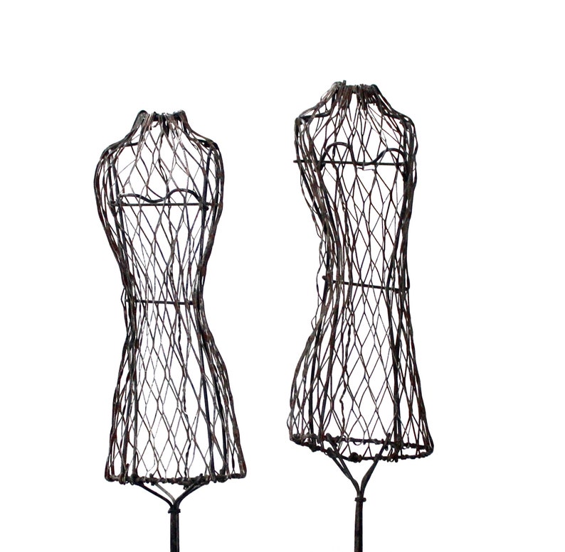 Vintage Wire Dress Form Vintage Doll Dress Form Vintage Dress Form Vintage Sewing Vintage Home Decor Vintage Wire Stand image 2