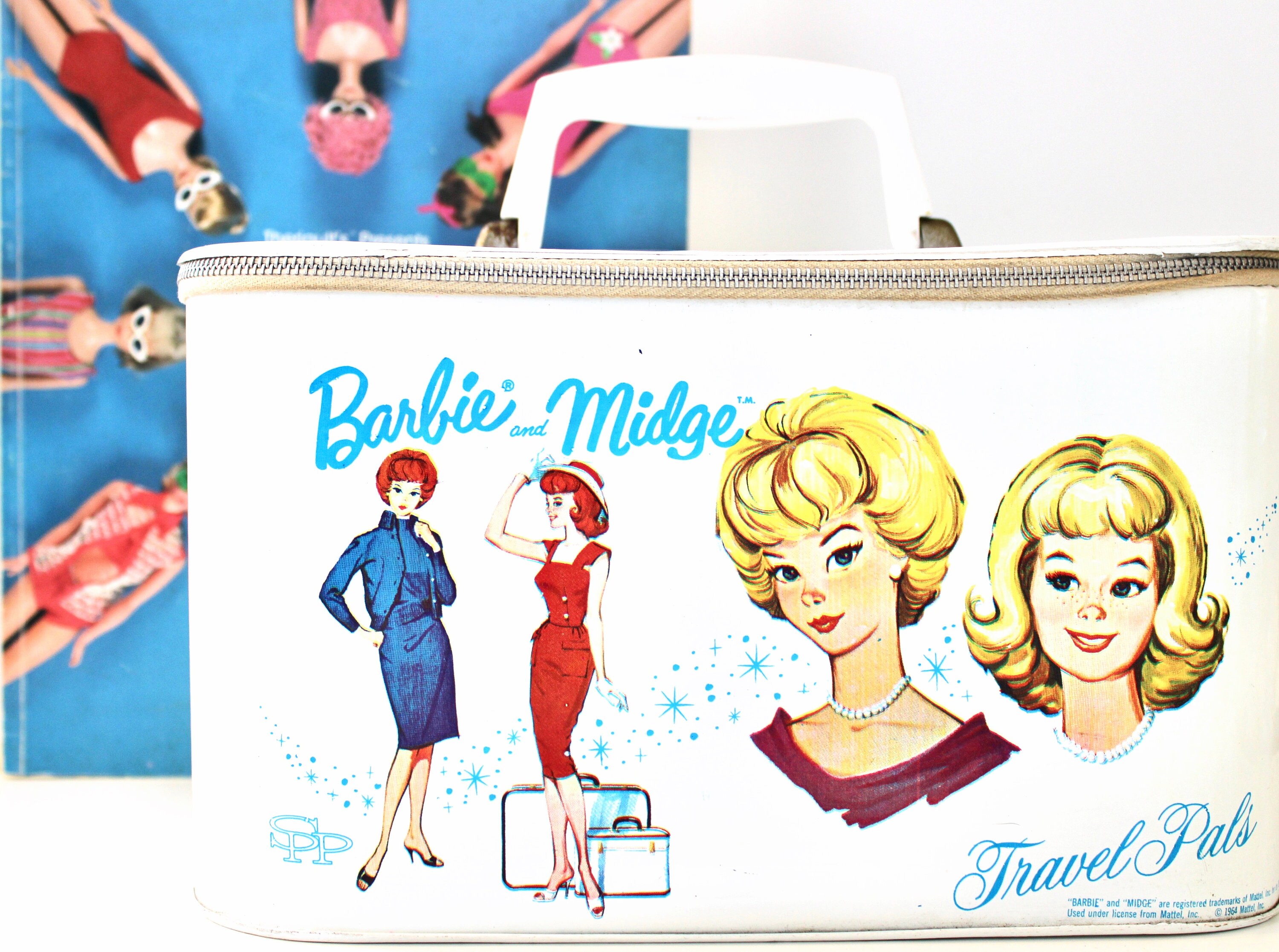 Vintage 1964 Barbie and Midge Travel Pals Carrying Case Vintage Barbie Dolls Vintage Mattel Vintage Toy Vintage Midge Etsy