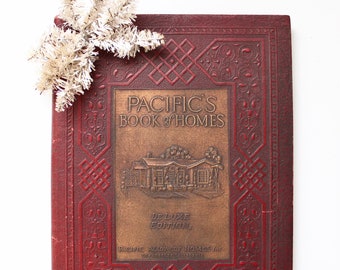 Vintage 1925 Pacific’s Book of Homes - Antique Book - Vintage Architecture - Antique Architecture - Vintage Interior Design - Vintage Homes