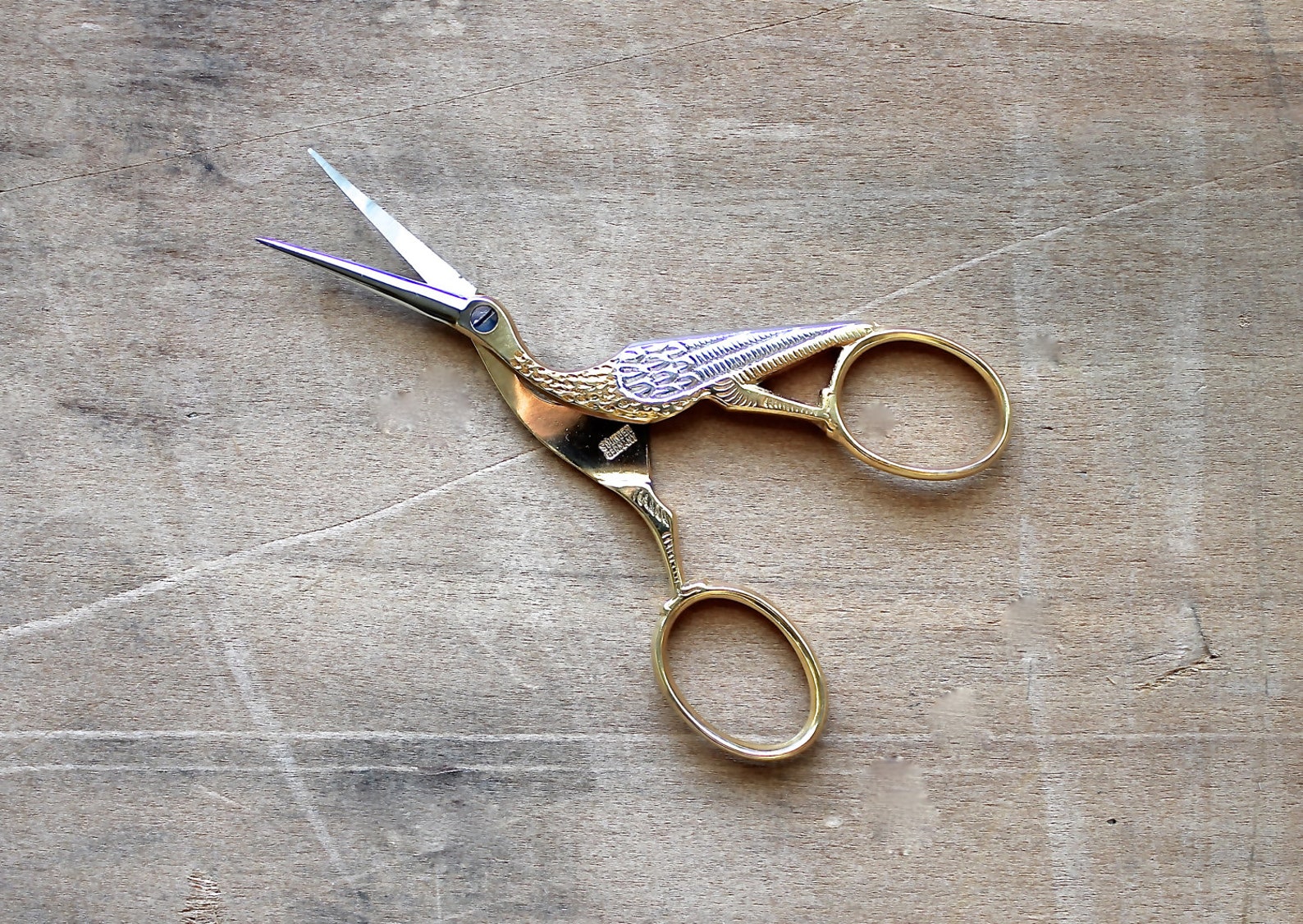Sweet Sewing Antique German Stork Scissors Solingen Etsy