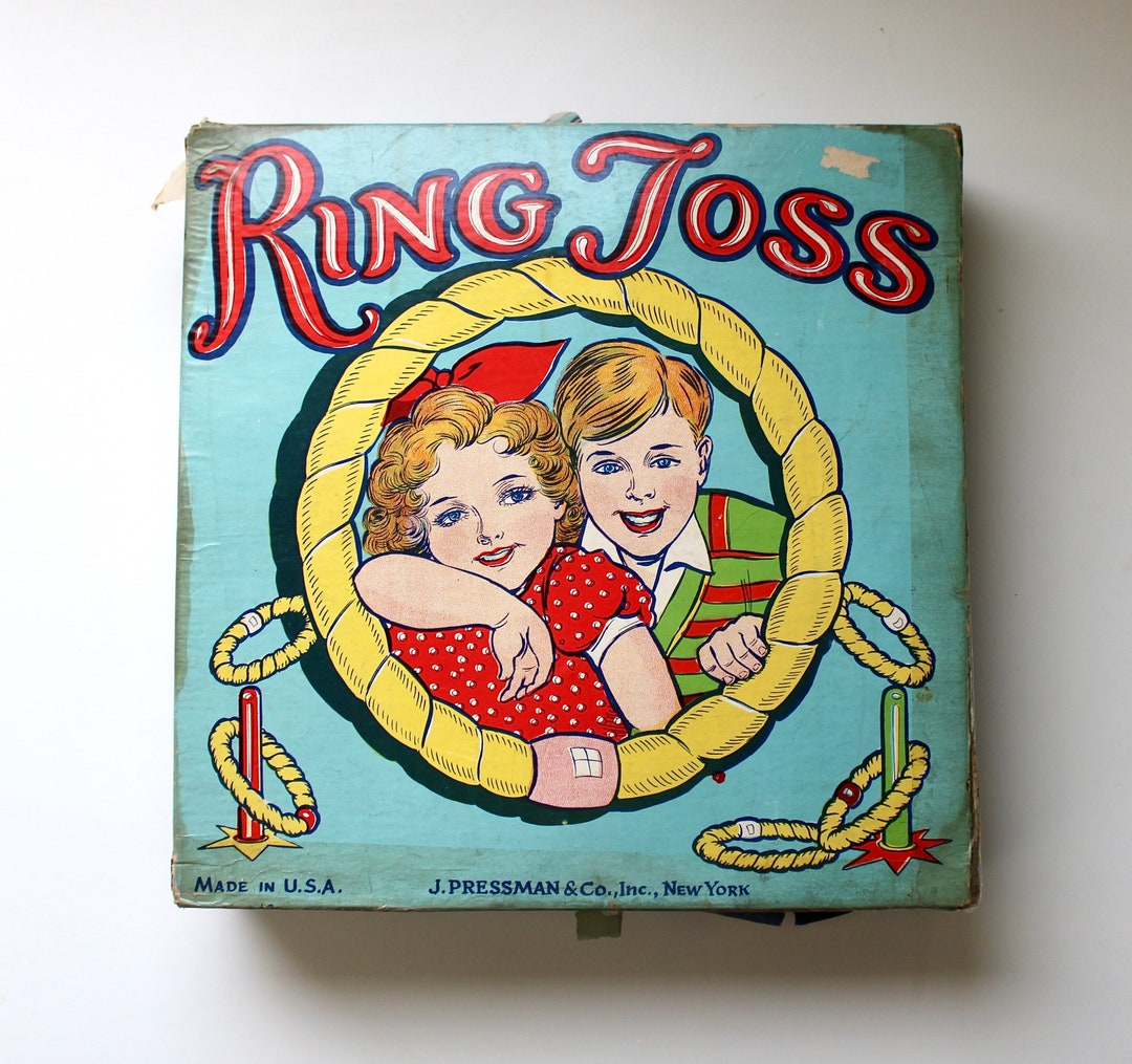 Vintage Ring Toss Vintage Game Wooden Made in U.S.A Etsy