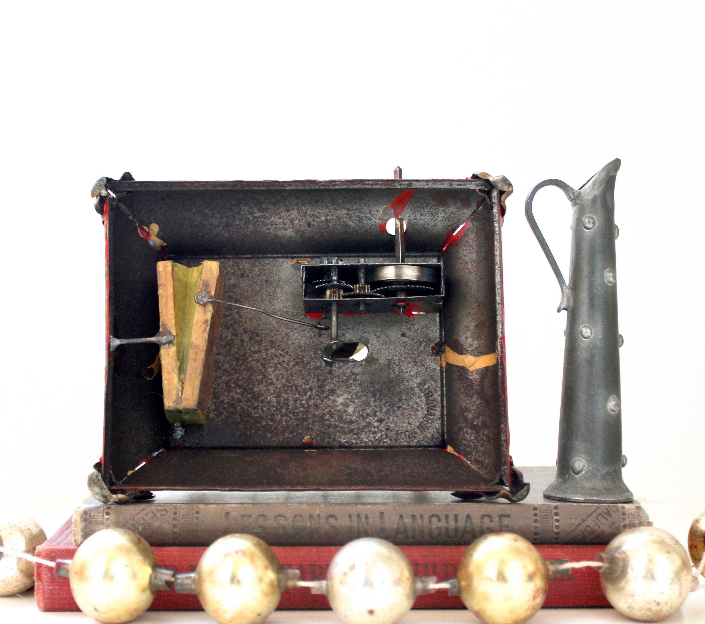 Antique Automated Bird Box - Antique Bird Cage - Antique 19th Century ...