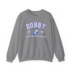 Subtle Harry Potter Sweatshirt, Dobby Security Services Sweatshirt, Wizarding World Tee, Vintage Style