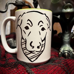Dog Mug | Quit Hounding Me Mug | Labrador Mug | Mutt Mug | Microwave Safe | Puppy Mug | Duo Colour Mug | 15 OZ