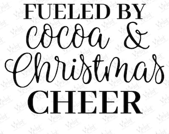 Cozy Cocoa Christmas Cheer PNG: Urlaub Tassendesign (Digitaler Download)