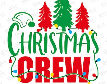 Christmas Crew PNG, Family Christmas Matching Shirts, Holiday Squad