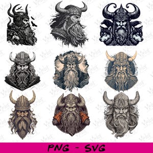 Odin Portrait Print: Viking Norse Mythology Art (Digital Download)