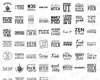 SVG-bundel grappig sarcastisch citaat: Sassy Humor Designs (digitale download)