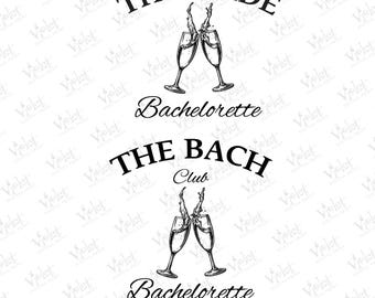 Bach Club Junggesellinnenabschied SVG: Bride Squad Shirt Design (Digitaler Download