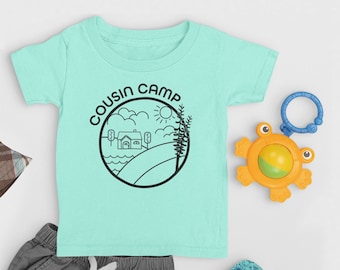 Cousin Camp T-Shirt, Summer Vacation Shirt