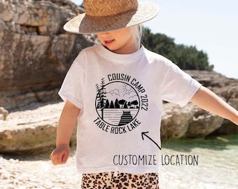 Cousin Camp 2024 shirt or Cousin Crew 2024 shirt.  Cousin Lake Vacation. The Original Cousin Crew Shirts. Sizes NB -3XL