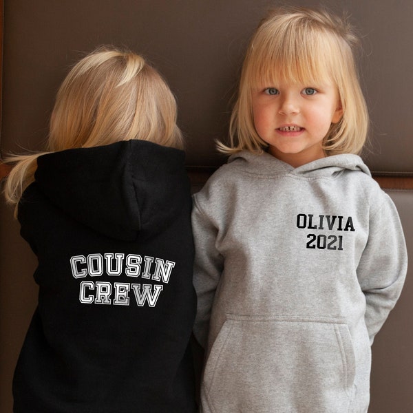 Personalized Cousin Crew Hoodie | Family Vacation Sweatshirt