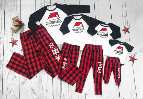 Buffalo Plaid Santa Christmas Pajamas Addition T Shirt Buffalo Plaid Santa Christmas Pajamas Addition T Shirt