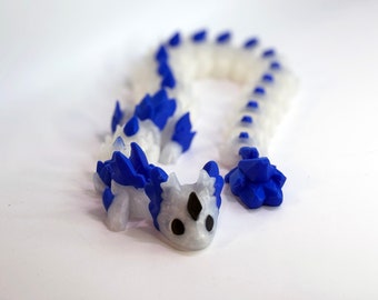 3D Printed Articulated Dragon | Desk Fidget Toy