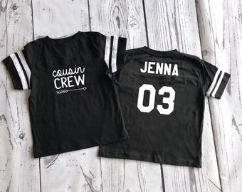Personalized Cousin Crew Shirt, Family Reunion Matching Tees