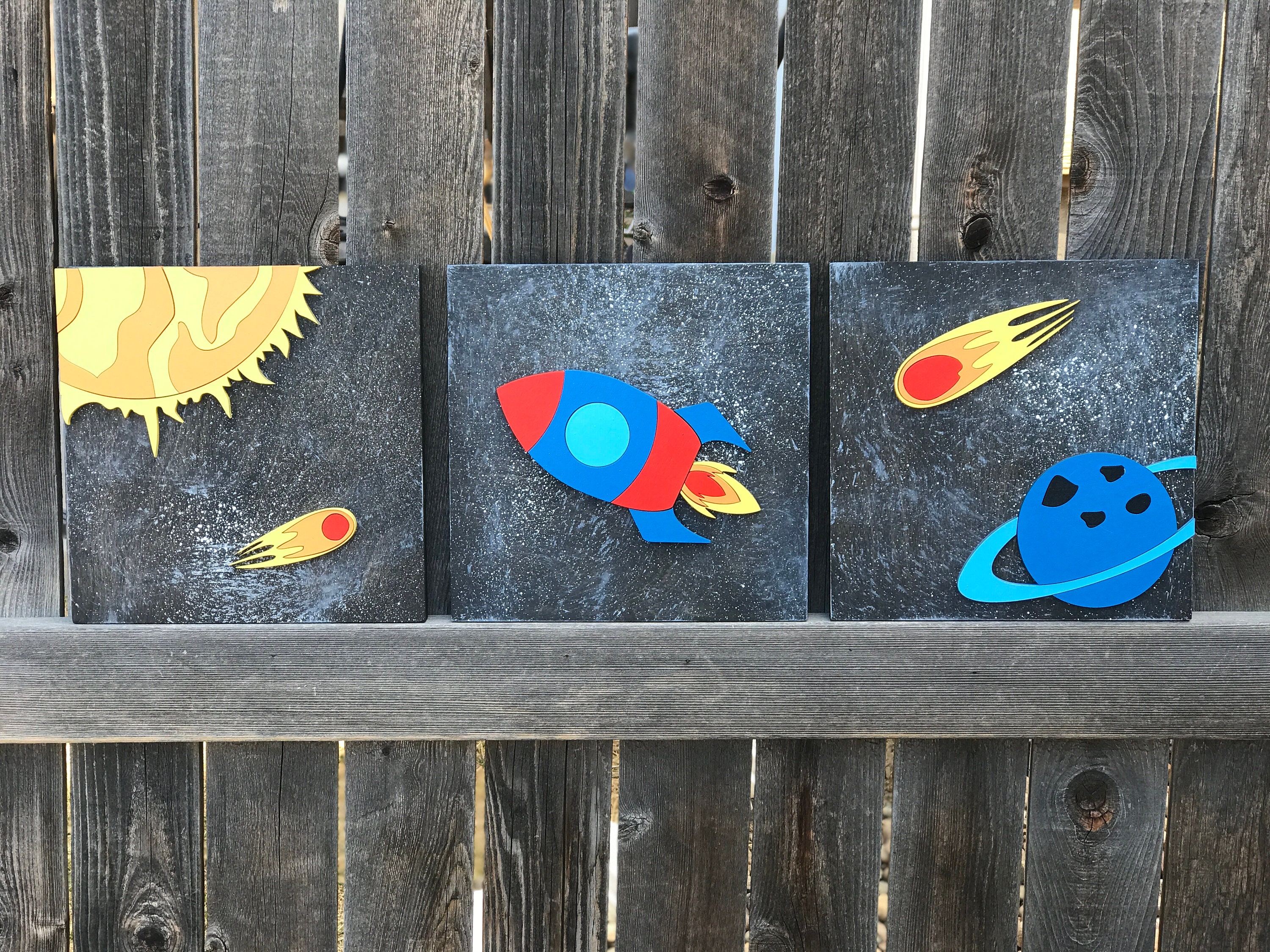 outer space nursery decor
