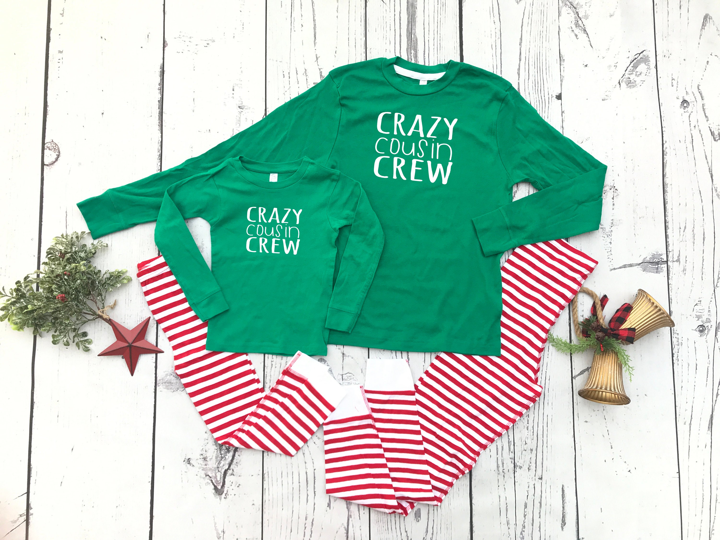 Cousin Crew Pajamas Christmas Crew 6 Mo to Adult 2XL Etsy