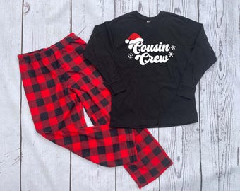 Christmas Cousin Crew Shirt | Santa Hat | Long Sleeve | Cousin Crew shirts | Cousin Crew shirts. The original cousin crew shirts | NB - 4XL