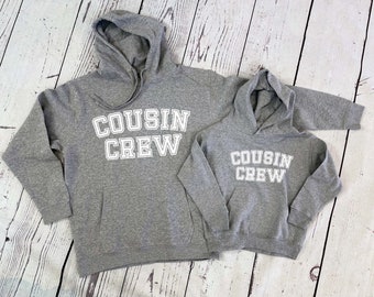 Cousin Crew Hoodie: Matching Family Sweatshirt