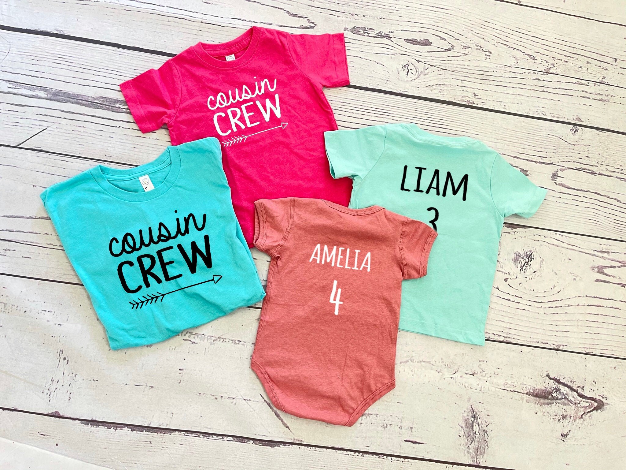 Cousin Crew Shirt Personalized Name and 