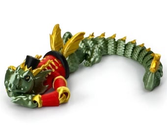 Nutcracker Dragon By Teal Cat Creative | Articulated Dragon