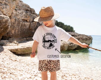 Cousin Camp 2026 Shirt – Lake Vacation, Matching Family Tee