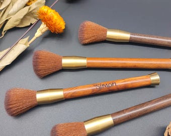 Personalized Coffee Grinder Cleaning Brush: Wooden Espresso Machine Tool