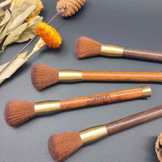 Personalized Coffee Grinder Cleaning Brush: Wooden Espresso Machine Tool