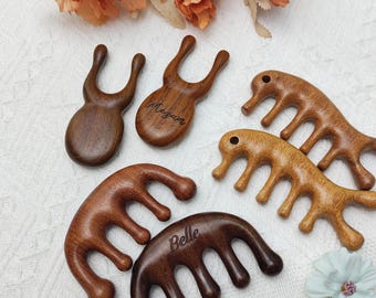 Customized massage comb,Head massage comb,Face Massage Comb,Mother's Day gift,wedding gift,Multi functional massage comb,Anniversary Gift