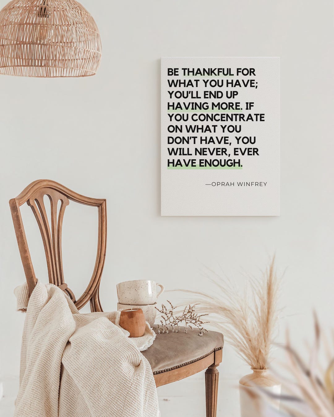 Oprah Winfrey Thankful Zitat, Leinwand Wandkunst, Grit \u0026 Dankbarkeit,  Gestreckt Matt, Wohnkultur, Inspiration Geschenk, Zitat Kunst,  Dankbarkeitsgeschenk - Etsy Schweiz, image size:1080x1350