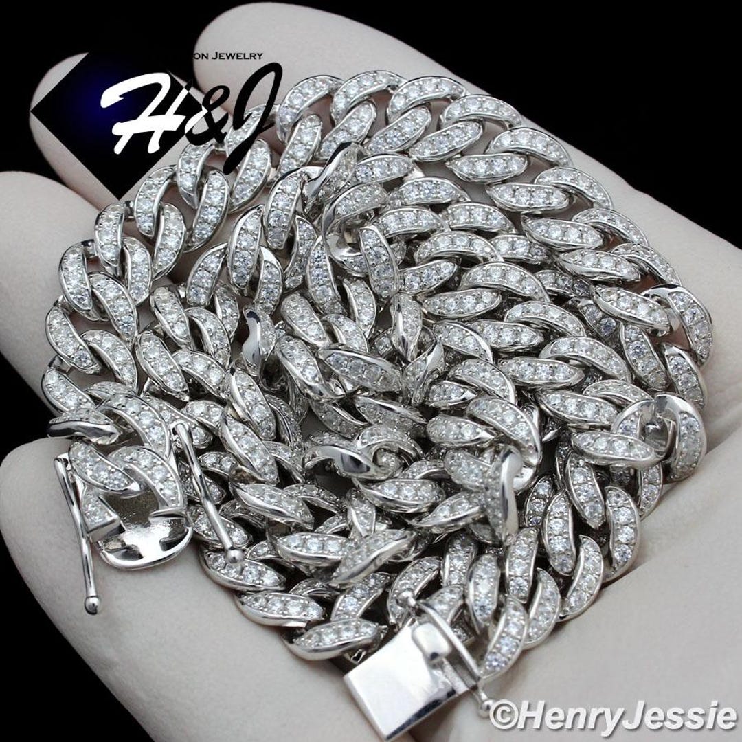 Buy Fashionable Byzantine Link Chain Bracelet In Stainless Steel  7.50 9.00in 32 G - Foto 2