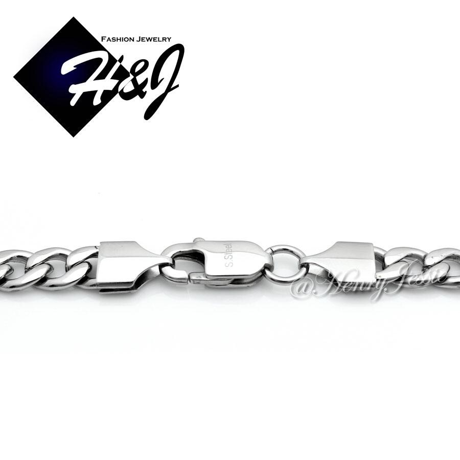 thumbnail image 2 of Stainless Steel 6mm Silver Cuban Curb Chain Necklace With Cross Pendant – Men's, H&J Jewelry 2 of 6