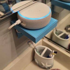 Echo Dot 3 Outlet Mount | No-Tools Wall Charger Holder & Cord Management for Echo Dot Gen 3