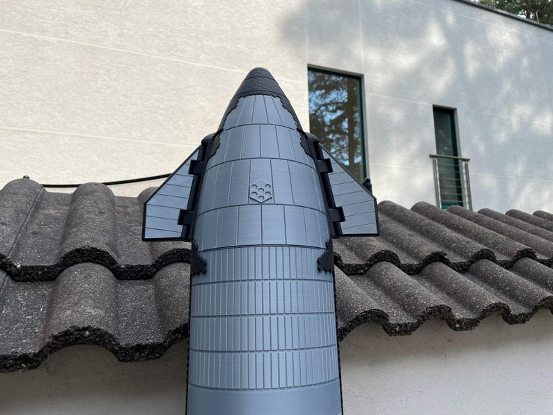 Rectangular Rocket 1/48 Superheavy Starship From Spacex (2.5 Meters) - Etsy