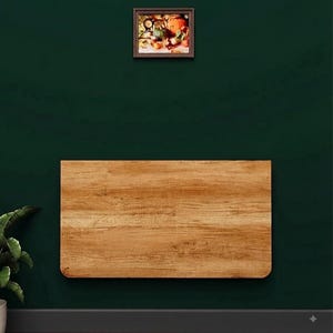 Väggmonterat fällbord 90 x 50 cm, Nedfällbart köks- och arbetsbord, Platsbesparande möbler, Kompakt bord för små utrymmen