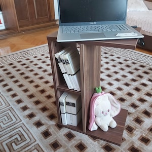 Modern Side Table, Nesting table, specially designed side table, modern newspaper stand, bookcase  scandinavian style wood side table