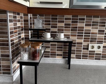 kitchen counter corner shelf” - Countertop Storage Rack Bathroom Organizer - Rangement Cuisine