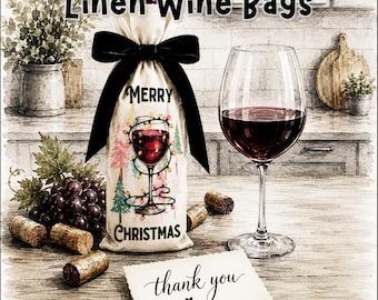 Linen Wine Bags