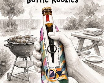 Neopren-Flaschen-Koozie - Isolierte Bierhülle