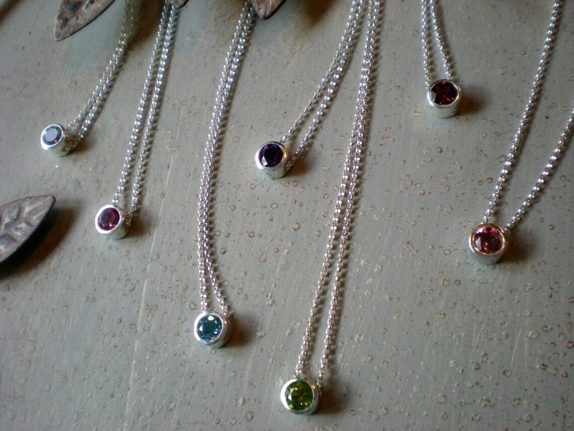 RAINBOW BEZELS Sliding Bezel Pendant Etsy