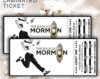 Personalized Book Of Mormon Musical Souvenir Ticket: Laminated Keepsake