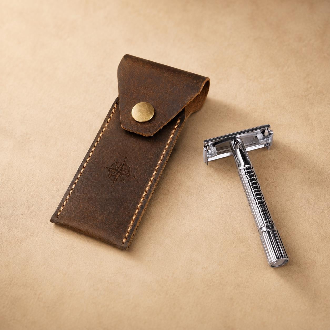 Leather double edge razor cases - Etsy 日本