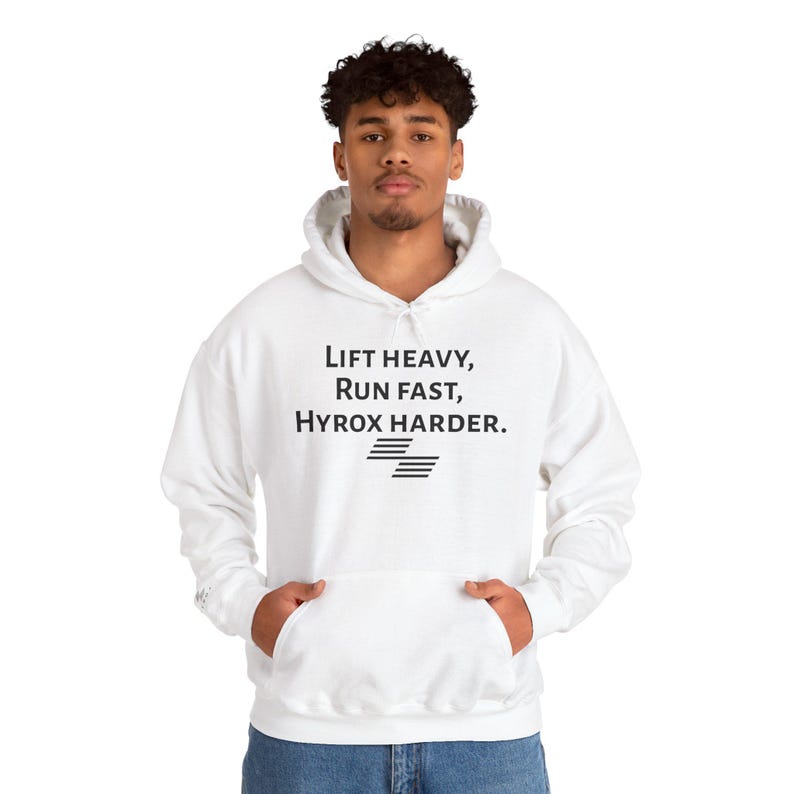 Hyrox Athlete Hoodie | Cotton-blend Workout Pullover - Etsy