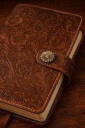 Leather Personalized Bible Cover, Custom Bible Name Engraved, Christian Gifts for Baptism | Hand Sewing