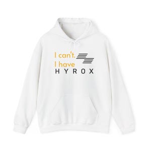 Hyrox Competition Hoodie - Unisex Personalized Sweatshirt for Race Day & Gym Training