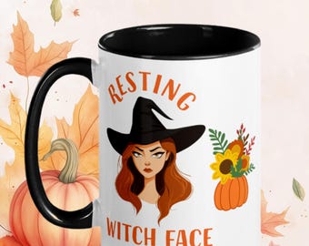 Witch Witchy Halloween Mug, Sarcastic Halloween Adult Mug, Halloween Gift for Friends, Halloween Mug Home Decor, Spooky Mug, Feminist Mugs