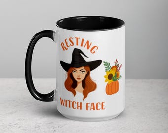 Witch Witchy Halloween Mug, Sarcastic Halloween Adult Mug, Pumpkin Spice Lover Mug, Halloween Gift for Friends, Halloween Mug for Home Decor